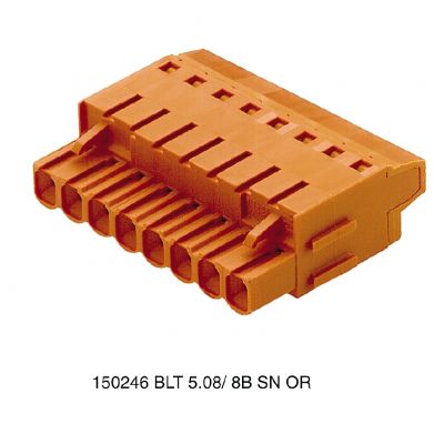 WEIDMULLER BLT 5.08HC/10/180B SN OR BX Wtyk PCB (złącze wiązki), 5.08 mm, Liczba biegunów: 10, Przylącze TOP 1502660000 /30szt./ (1502660000)